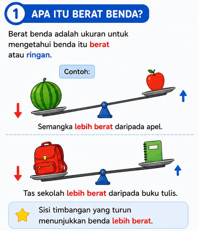 Apa itu Berat Benda